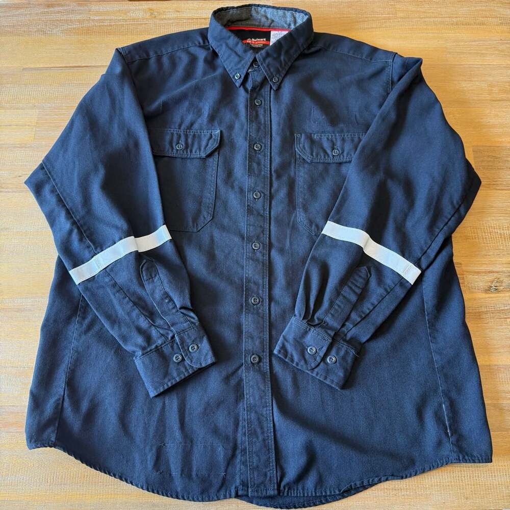 Bulwark FR ComforTouch Enhanced Visibility Work Shirt Size XL-RG